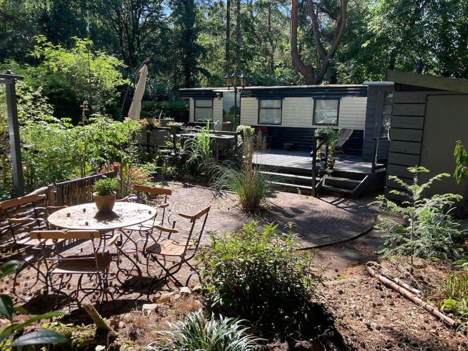 Sfeervol Chalet In Het Bos Nunspeet Esterno foto